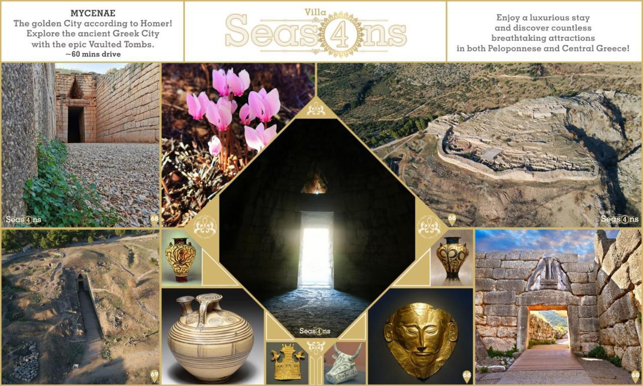 Four Seasons Relaxing Villa Ακράτα Εξωτερικό φωτογραφία
